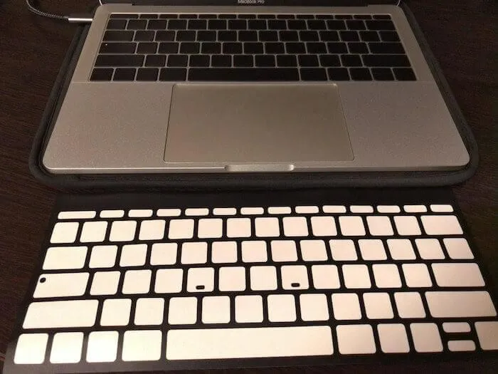 貼り付けたあとの様子